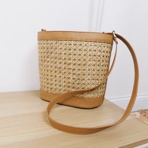 Tommy Bahama Woven Straw Bucket Bag